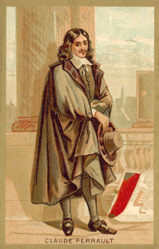 Claude Perrault , fransk arkitekt (chromolitho) av French School
