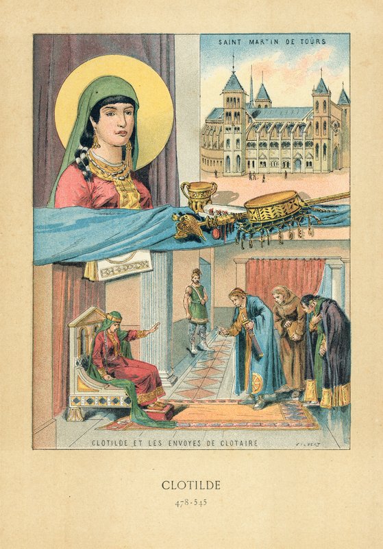 Clotilde av French School
