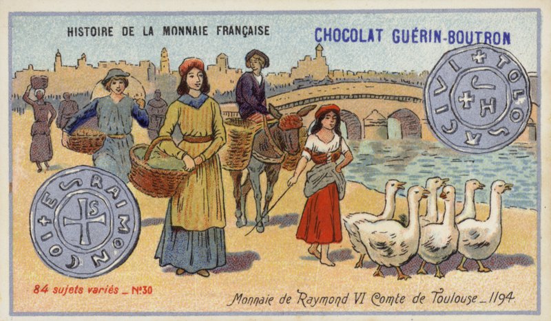Mynter av Raymond VI, greve av Toulouse av French School
