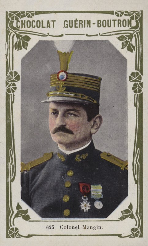 Oberst Mangin (farget bilde) av French School