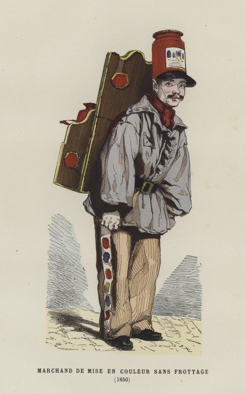 Fargelegger, 1850 av French School
