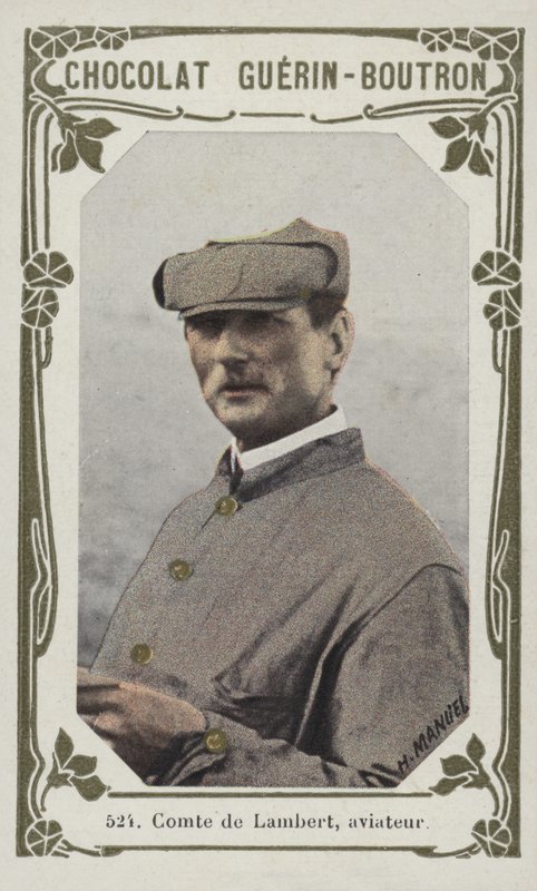 Comte de Lambert, flyger (farget bilde) av French School