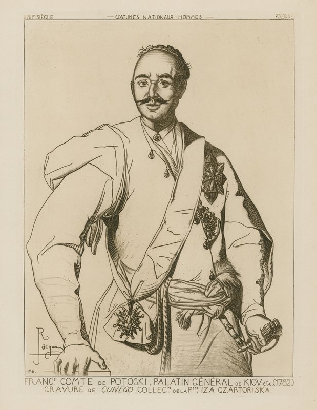 Grev Potocki, Palatinergeneral i Kiev (1782) av French School