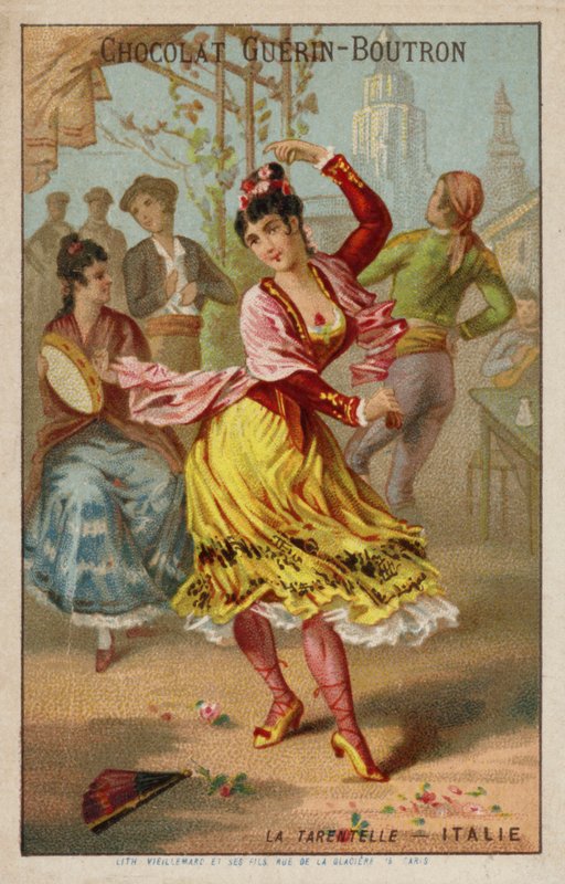 Danser tarantella, Italia av French School
