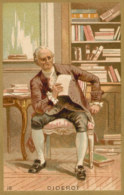 Denis Diderot , fransk filosof og forfatter av French School