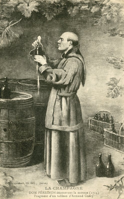 Dom Perignon (litho) av French School