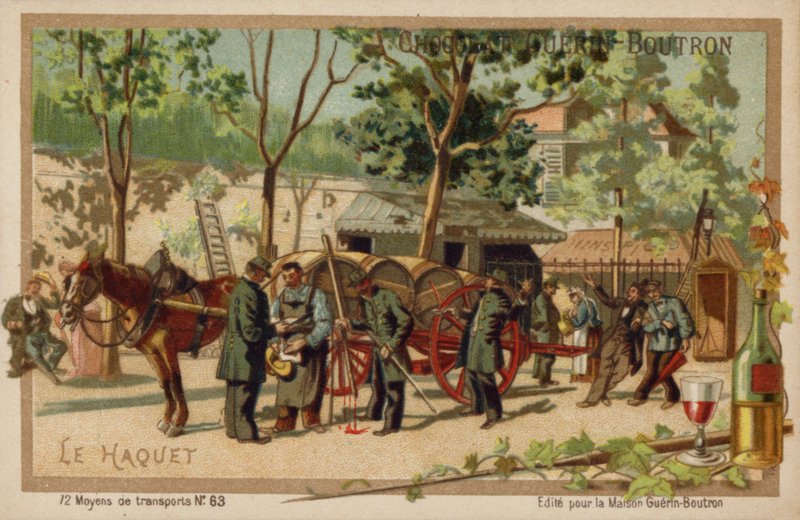 Dray (chromolitho) av French School