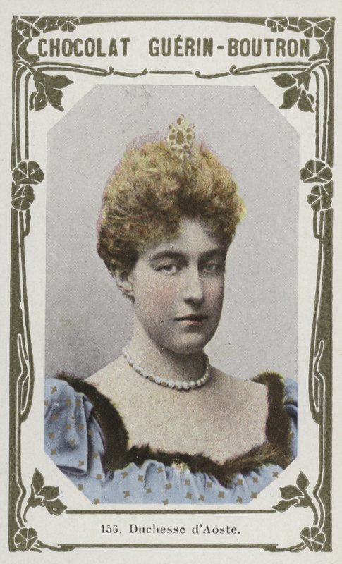 Duchesse dAoste (farget bilde) av French School