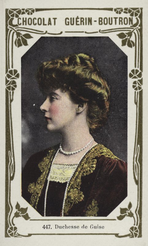Hertuginne av Guise (farget bilde) av French School