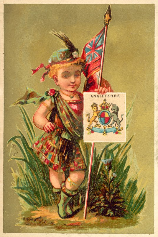 England (chromolitho) av French School