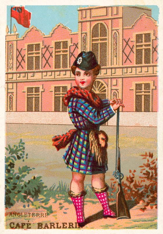 England (chromolitho) av French School
