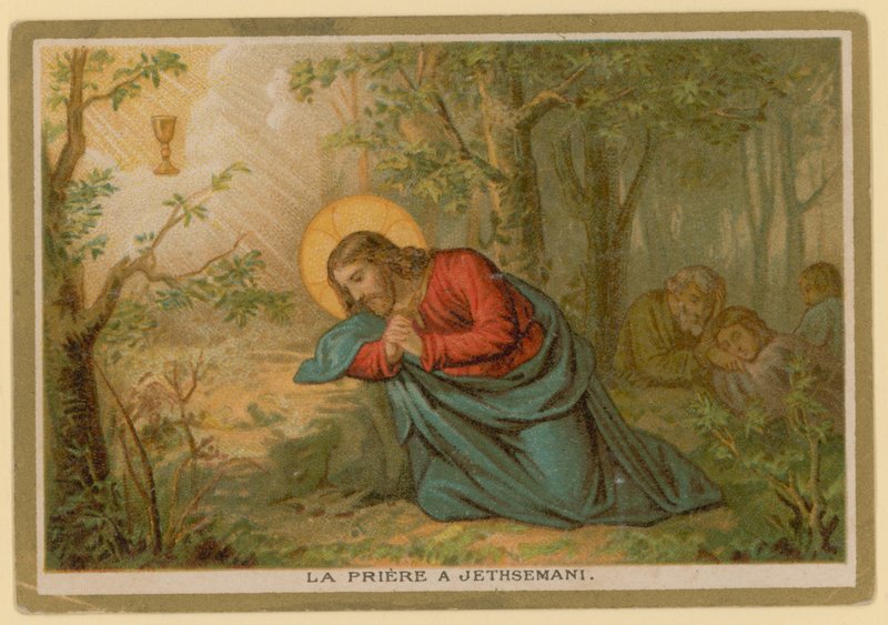 Episode i Jesu Kristi liv (chromolitho) av French School