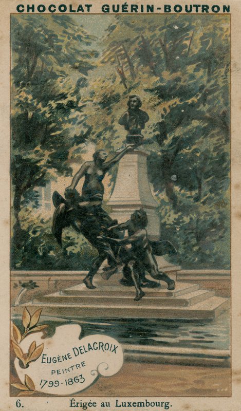 Eugene Delacroix, maler, 1799-1863, reist i Luxembourg av French School