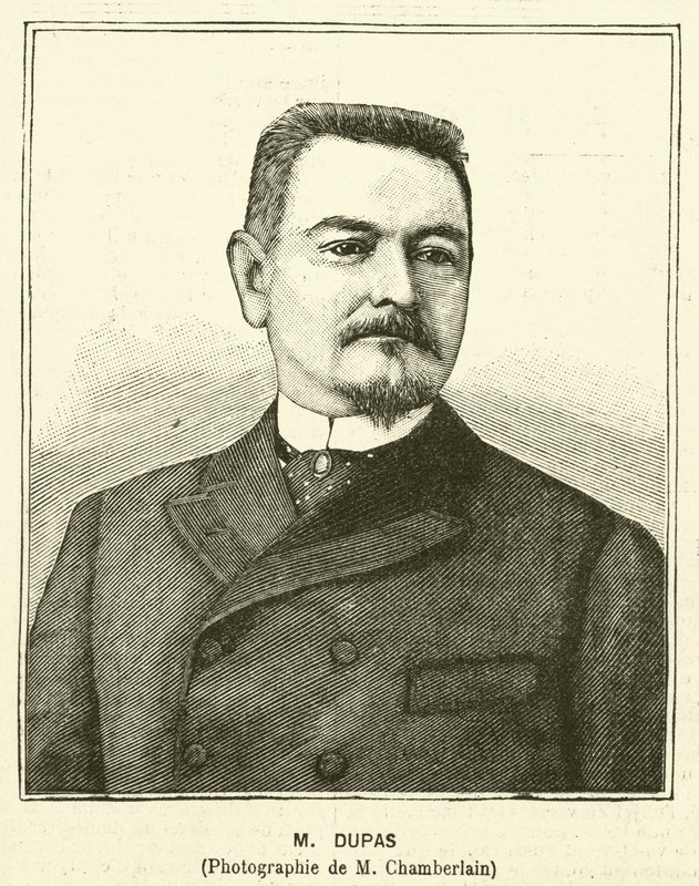 Eugene Dupas , fransk embetsmann (gravering) av French School