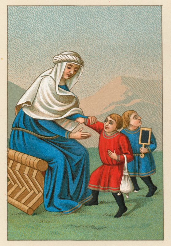 Europa middelalderdrakt av French School