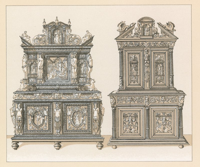 Europa XVI-XVIIth Cent Costume av French School