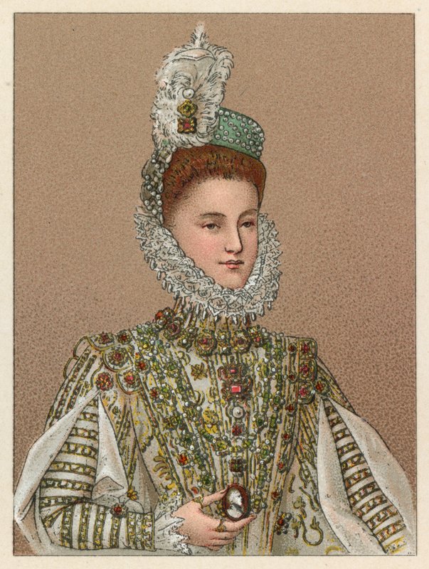 Europa XVIth Cent-kostyme av French School