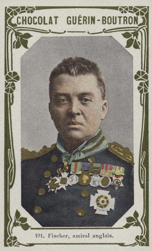 Fischer, britisk admiral (farget bilde) av French School