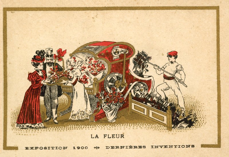 Blomster (chromolitho) av French School