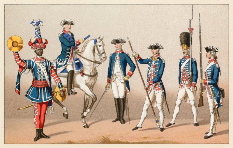 Frankrike XVIIIth Cent-kostyme av French School