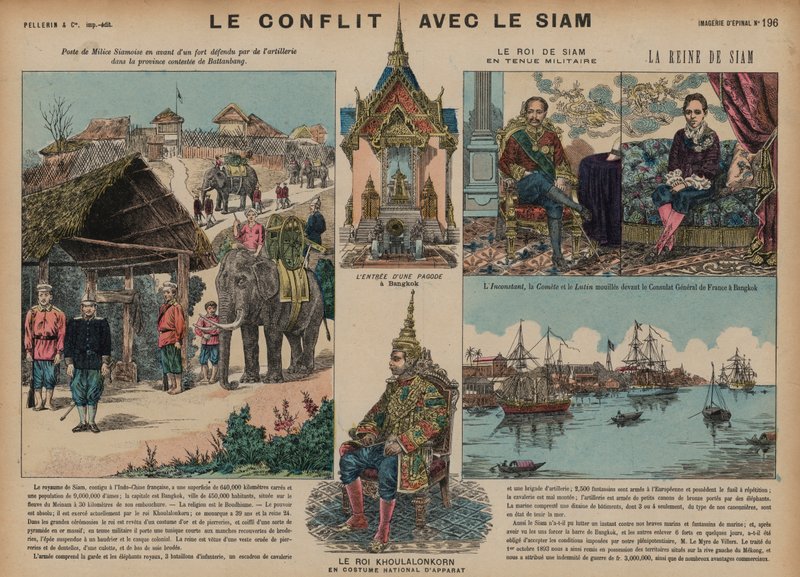 Fransk-siamesisk krig, 1893 av French School