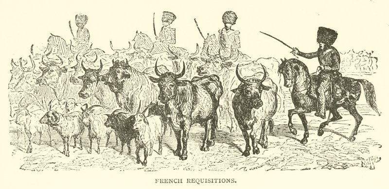 Franske rekvisisjoner (gravering) av French School