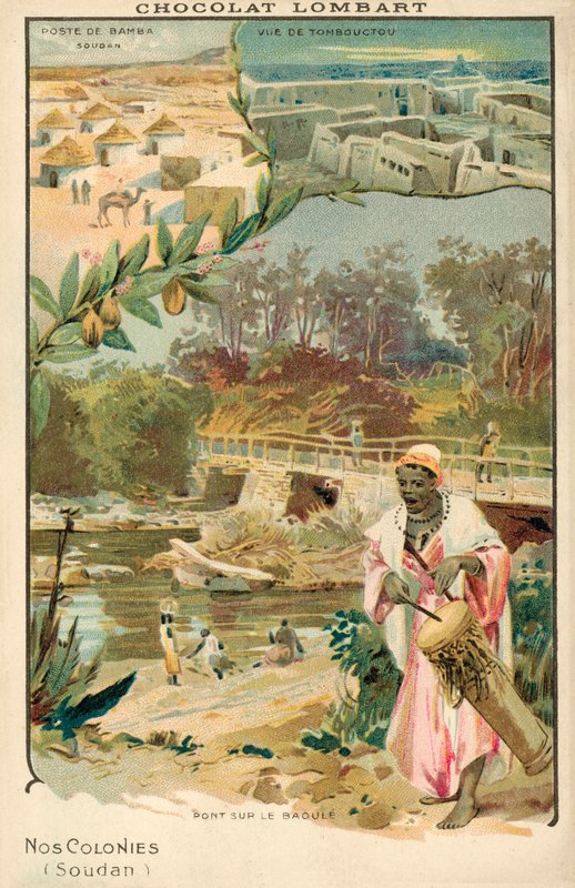 Fransk Sudan (chromolitho) av French School