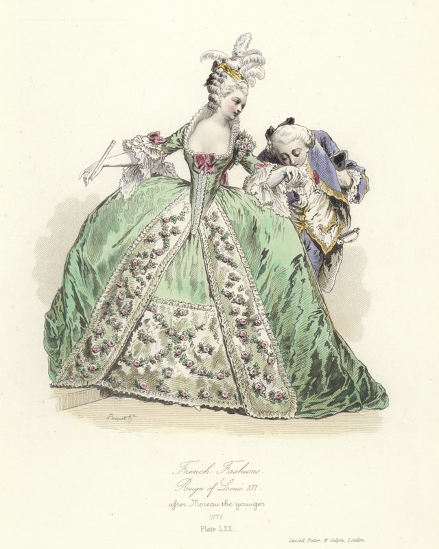 Fransk mote, regjering av Louis XVI av French School