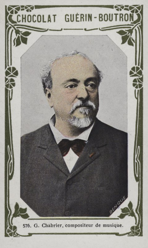G Chabrier, musikkkomponist (farget bilde) av French School
