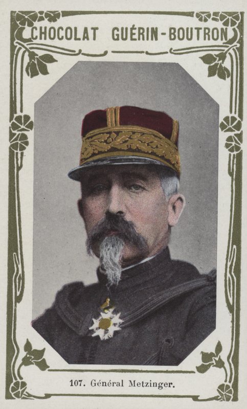 General Metzinger (farget bilde) av French School