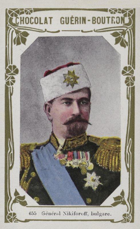 General Nikiforoff, bulgare (farget bilde) av French School