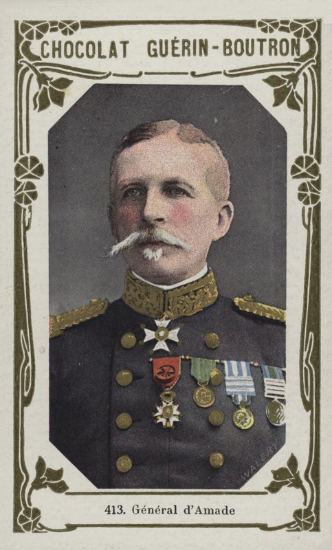 Generelt dAmade (farget bilde) av French School