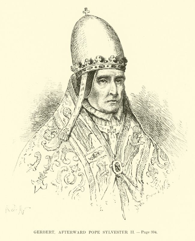Gerbert, etterpå pave Sylvester II av French School