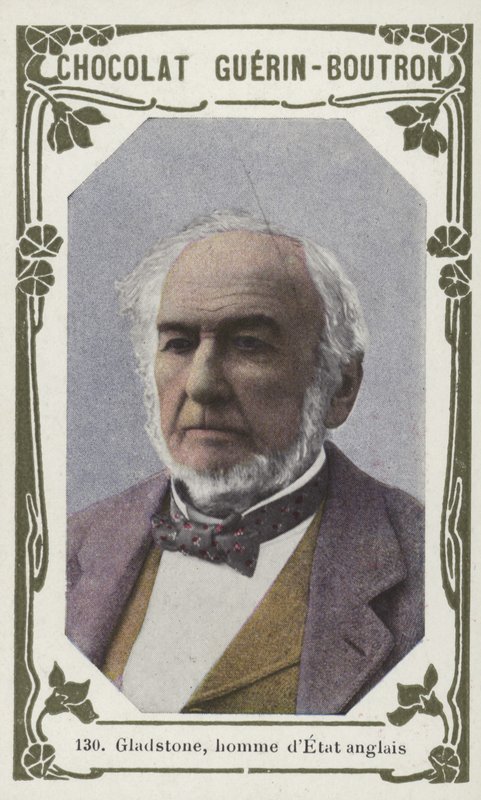 Gladstone, engelsk statsmann (fargebilde) av French School