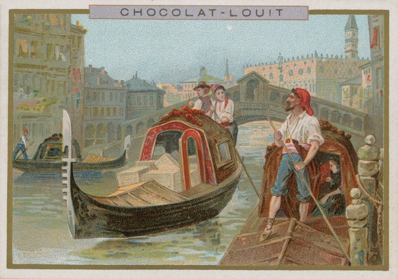 Gondol, Venezia av French School