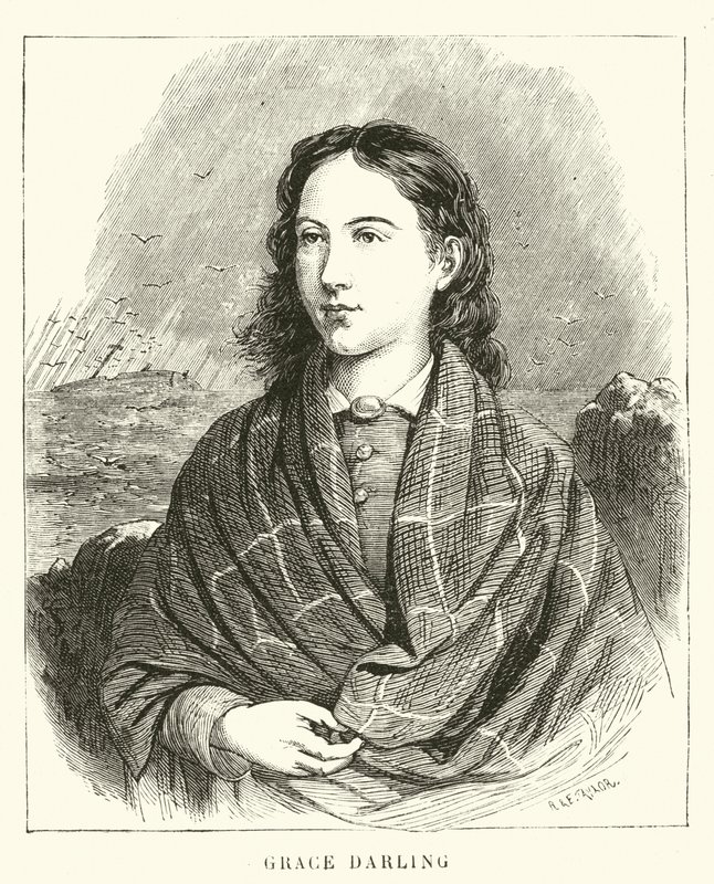 Grace Darling (gravering) av French School