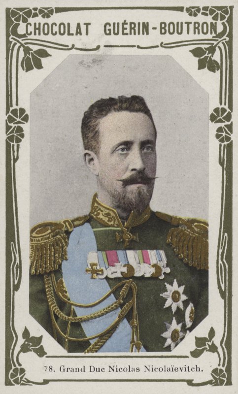 Storhertug Nicolas Nicolaievitch (farget bilde) av French School