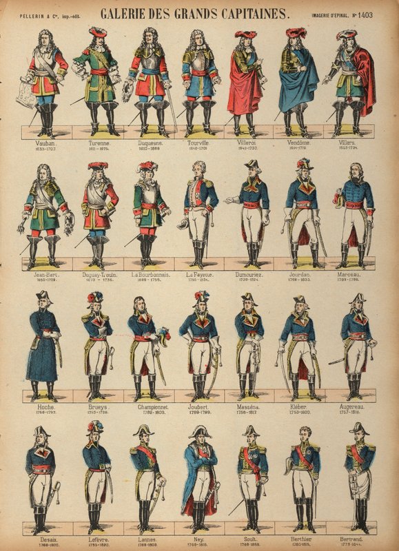 Store franske militærsjefer av French School