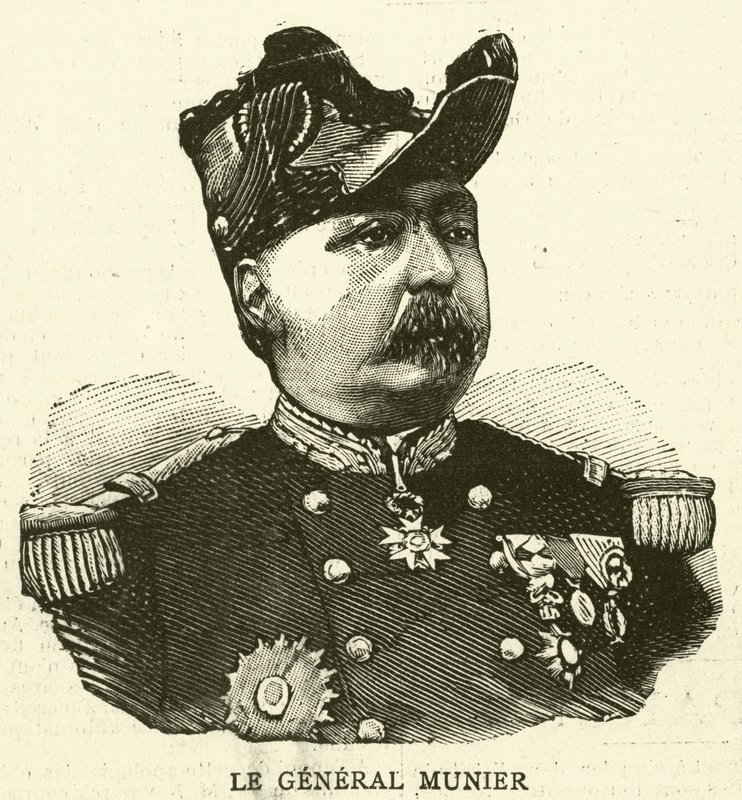 Gustave-Joseph Munier , fransk general (gravering) av French School
