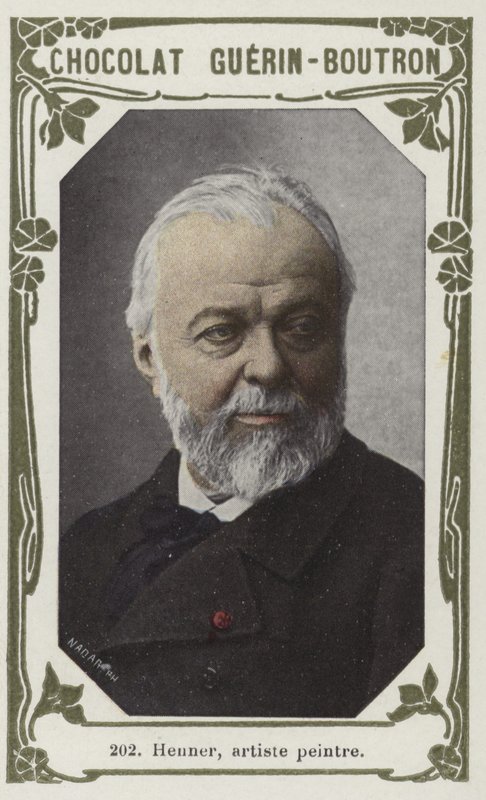 Henner, maler (farget bilde) av French School