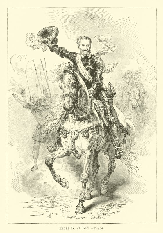 Henry IV i Ivry av French School