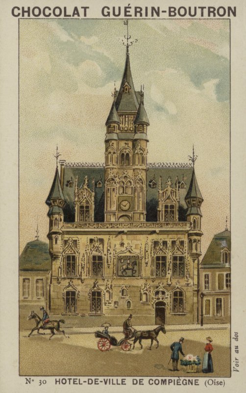Rådhuset i Compiegne, Oise av French School