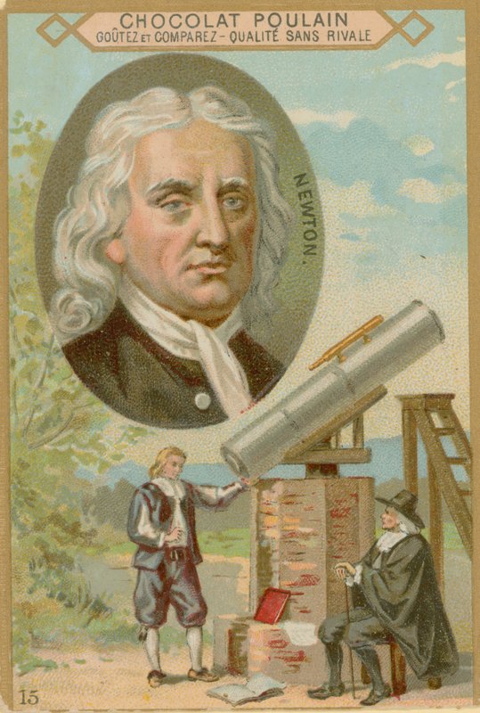 Isaac Newton av French School