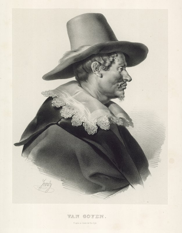 Jan van Goyen, nederlandsk kunstner av French School