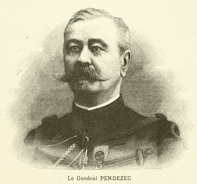Jean Pendezec , fransk general (gravering) av French School