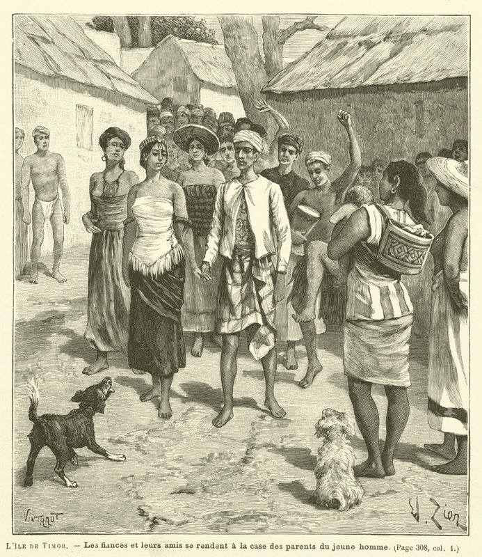 Øya Timor (gravering) av French School