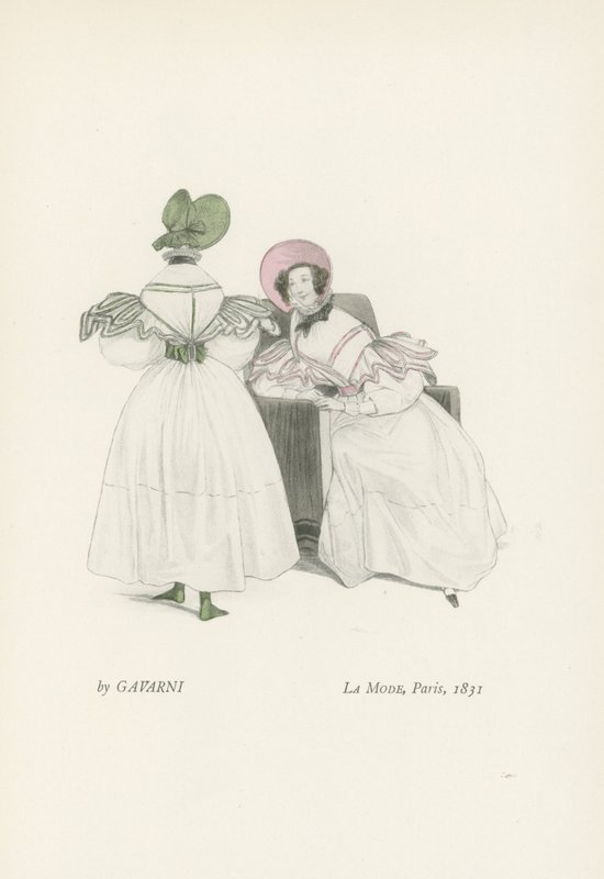Mote, Paris, 1831 av French School