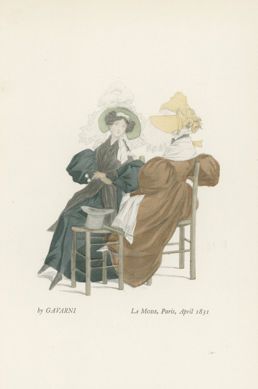 Mote, Paris, april 1831 av French School