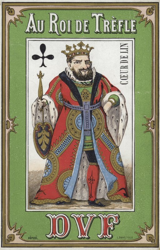 Etikett for King of Clubs lin av French School