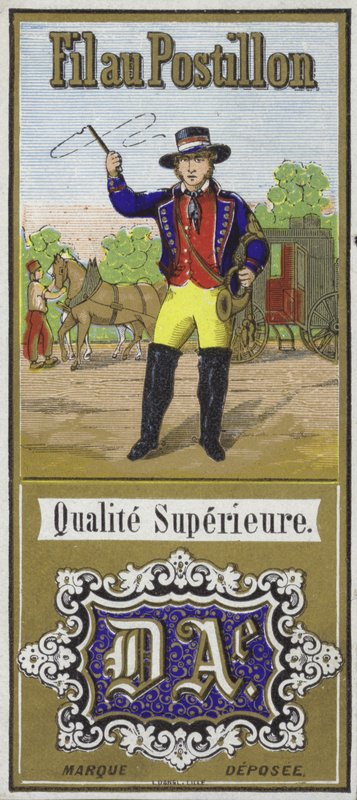 Etikett for kusketråd av French School